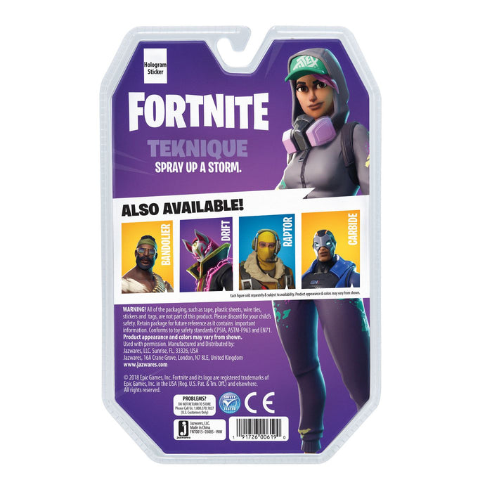 Fortnite Solo Mode Core Teknique 4-Inch Action Figure