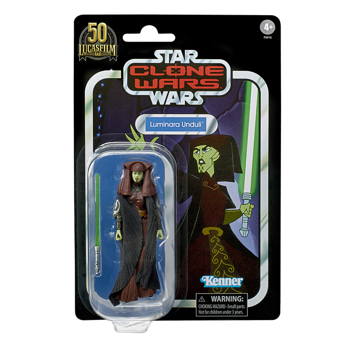 Star Wars The Vintage Collection Clone Wars Luminara Unduli 3 3/4-Inch Action Figure