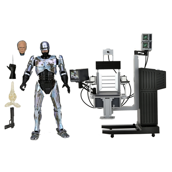 RoboCop Ultimate Battle-Damaged RoboCop with Chair 7-Inch Scale Action Figure