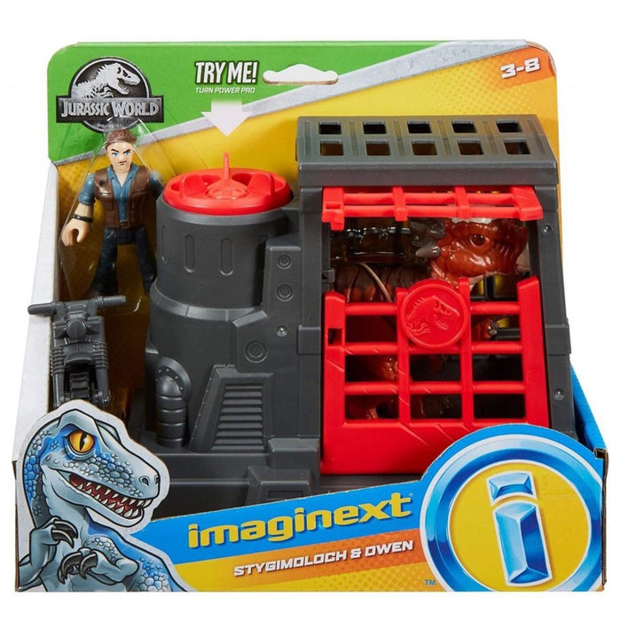 Jurassic World: Fallen Kingdom Imaginext Stygimoloch and Owen Playset