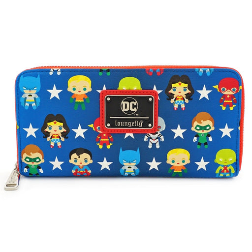 Justice League Chibi Print Wallet