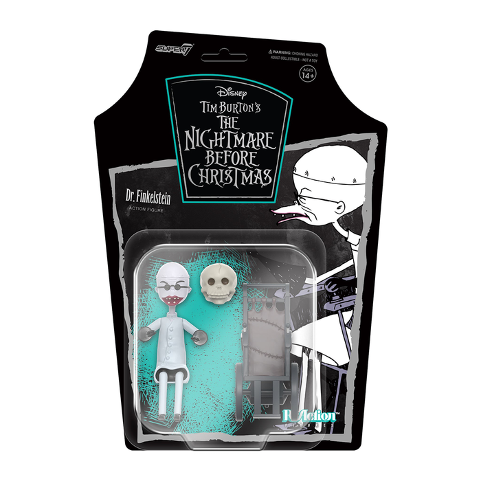 Tim Burton's The Nightmare Before Christmas Wave 2 Dr. Finkelstein ReAction Figure