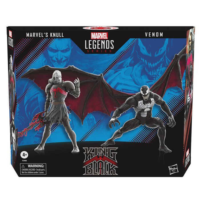 Spider-Man Marvel Legends King in Black Knull and Venom 6-inch Action Figure 2-Pack