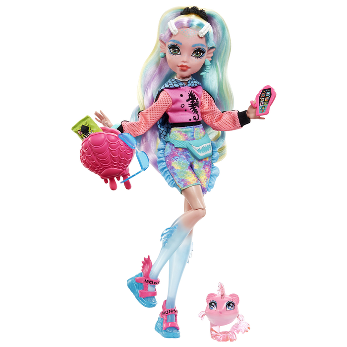 Monster High - Lagoona Blue with Pet Piranha Fashion Doll