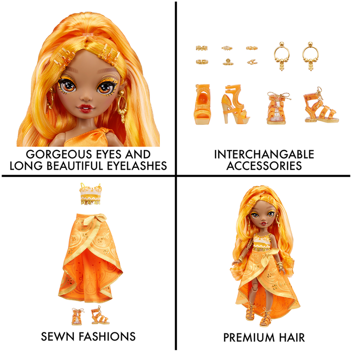 Rainbow High - Meena Fleur (Saffron Gold) Fashion Doll