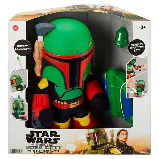 Star Wars: The Book of Boba Fett Voice Cloner Boba Fett Feature Plush Exclusive