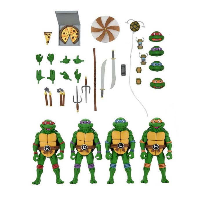 Teenage Mutant Ninja Turtles (Cartoon) Series 2 7-Inch Scale Action Figure 4-Pack