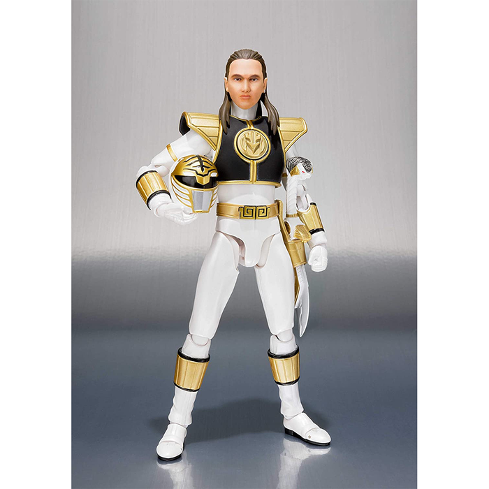 Tamashii Nations S.H. Figuarts Mighty Morphin Power Rangers White Ranger Action Figure