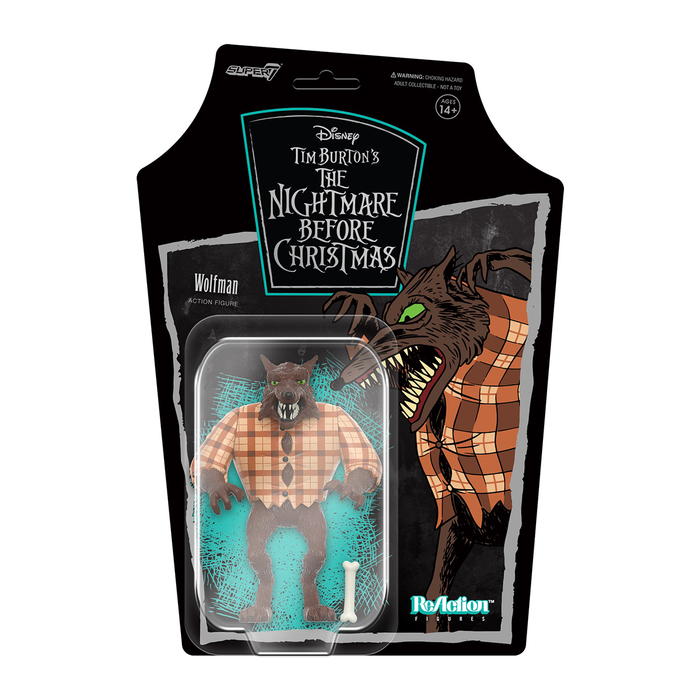 Tim Burton's The Nightmare Before Christmas Wave 2 Wolfman ReAction Figure