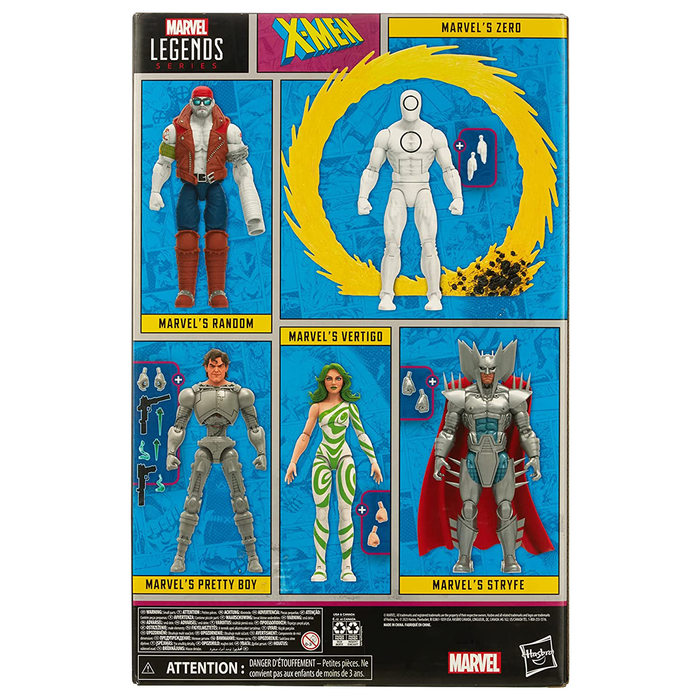 Marvel Legends Series X-Men Villains 60th Anniversary Marvel 6-Inch Action Figure Set